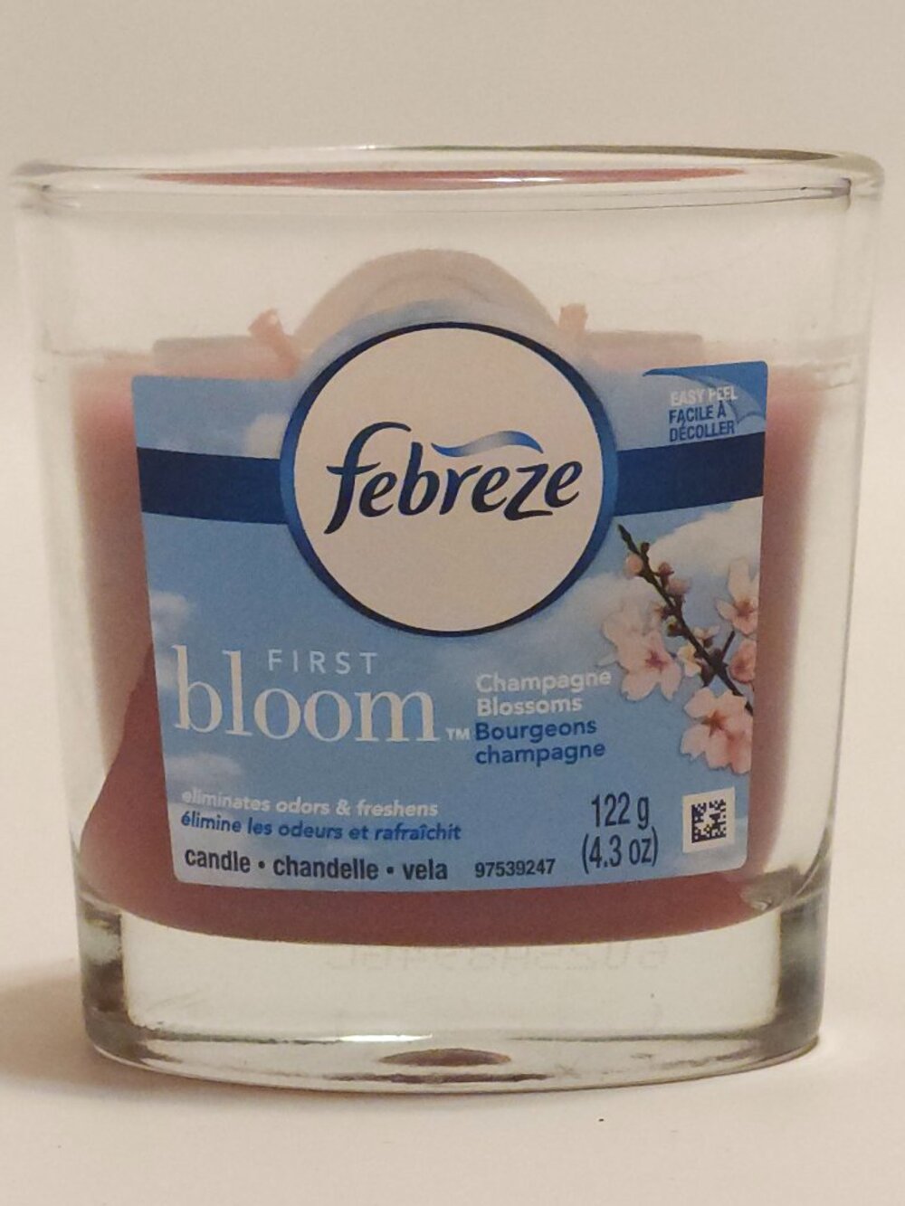 RARE Febreze First Bloom Candle 2 Wick Jar Candle BNIP Champagne Blossoms